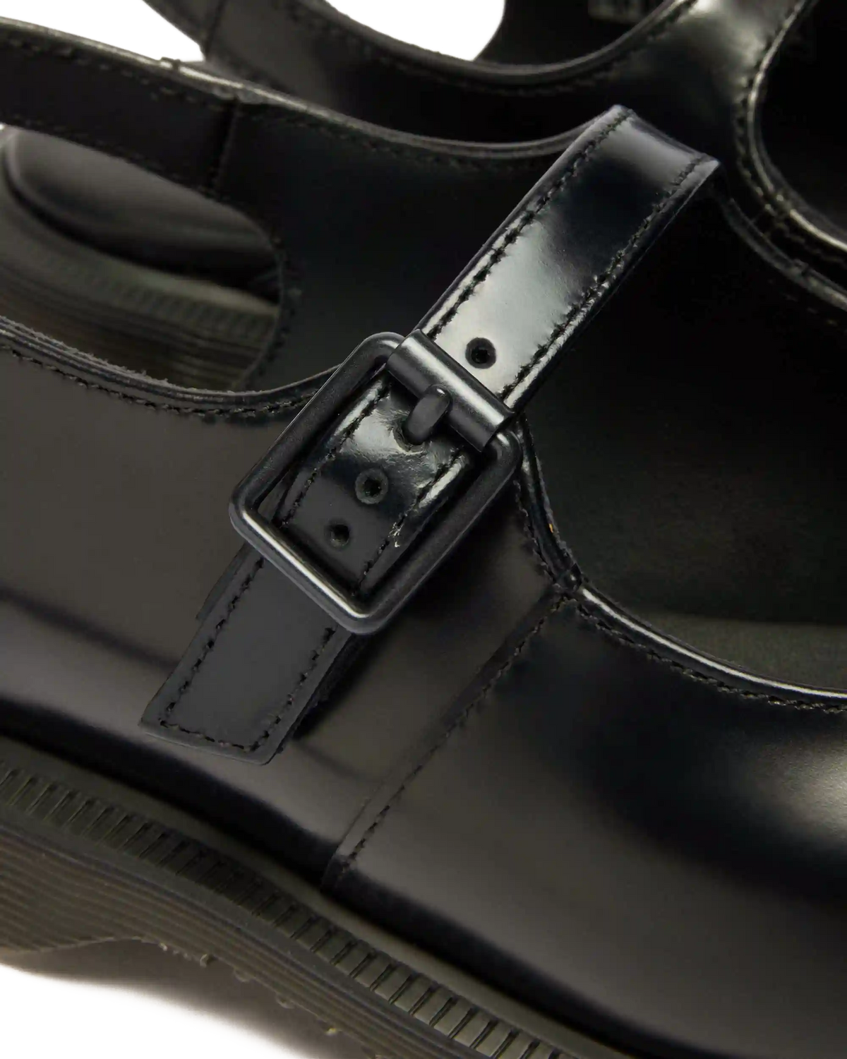 Madaline Mary Jane Smooth Leather Sling Back Shoes