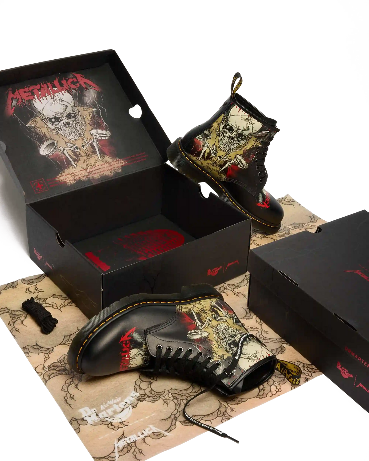 1460 Metallica Skull Lightning
