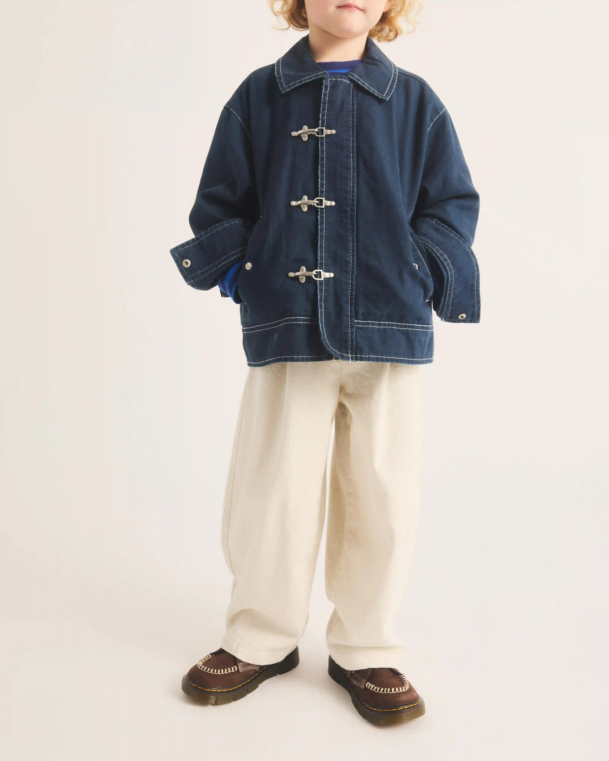 Junior Raffe Strap Tumbled Nubuck Strap Shoes