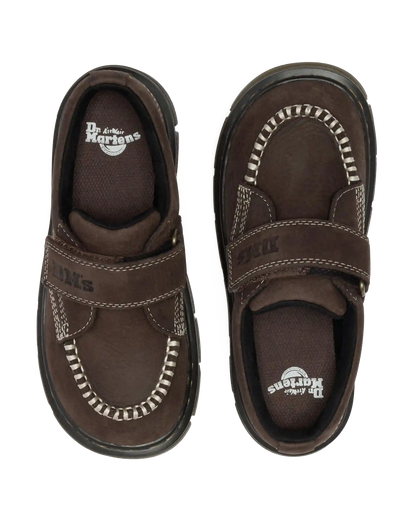 Junior Raffe Strap Tumbled Nubuck Strap Shoes