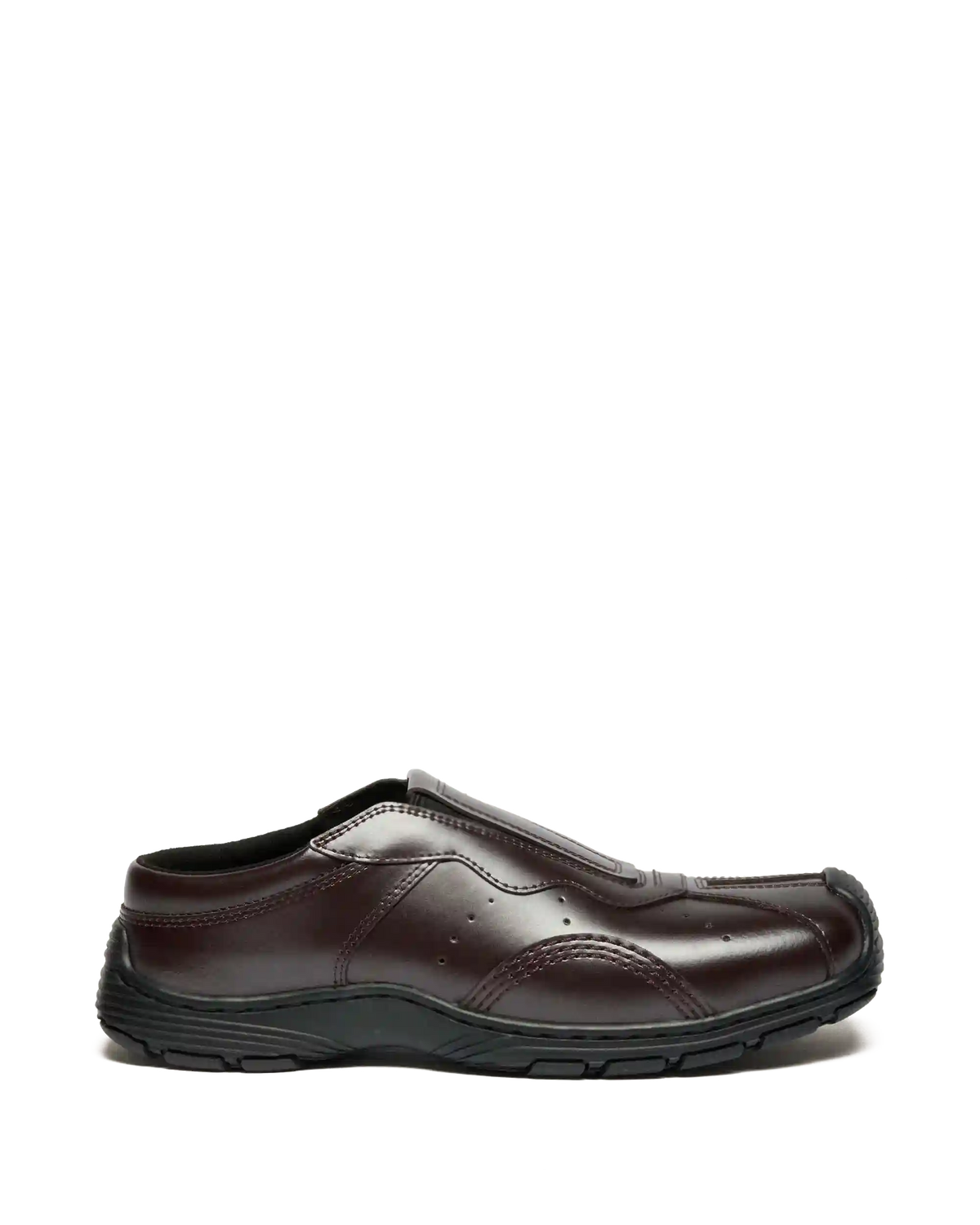Aurix Satin Finish Leather Mules