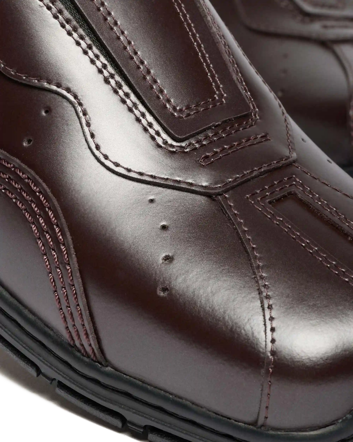 Aurix Satin Finish Leather Mules