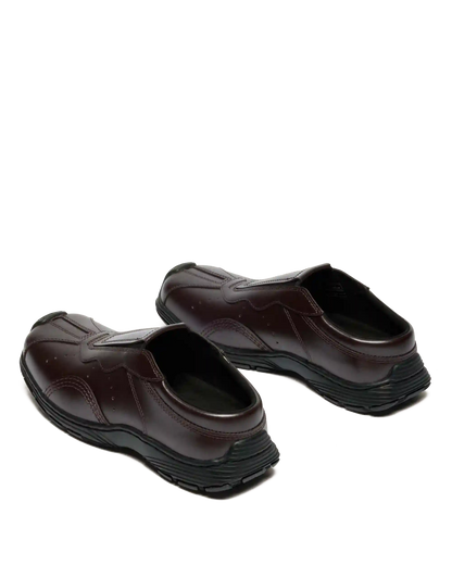 Aurix Satin Finish Leather Mules