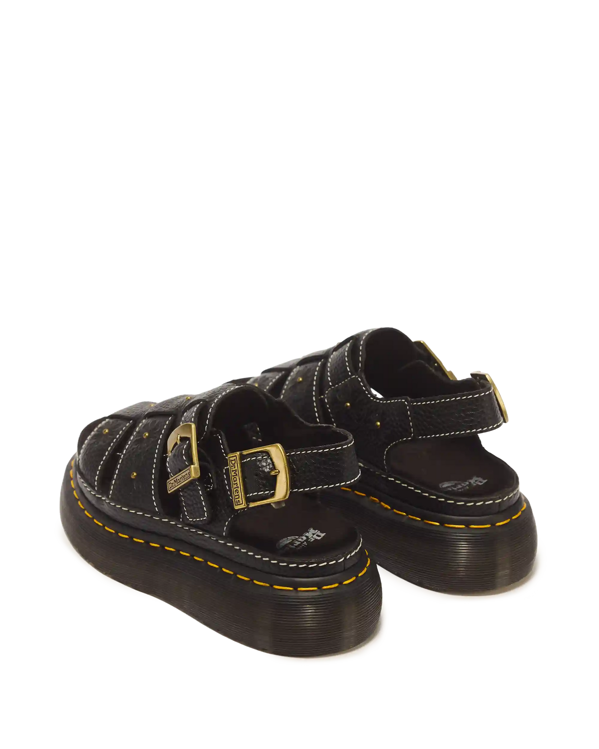 Wrenlie Open Toe Nappa Leather Fisherman Platform Sandals