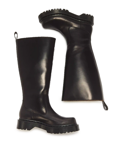 Rejena Hi Old Harness Leather Boots