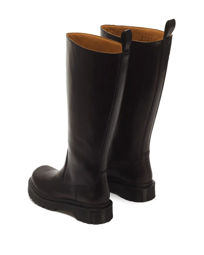 Rejena Hi Old Harness Leather Boots
