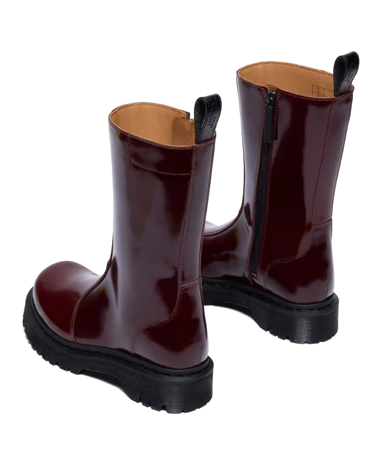 Rejena Lacquered Leather Boots