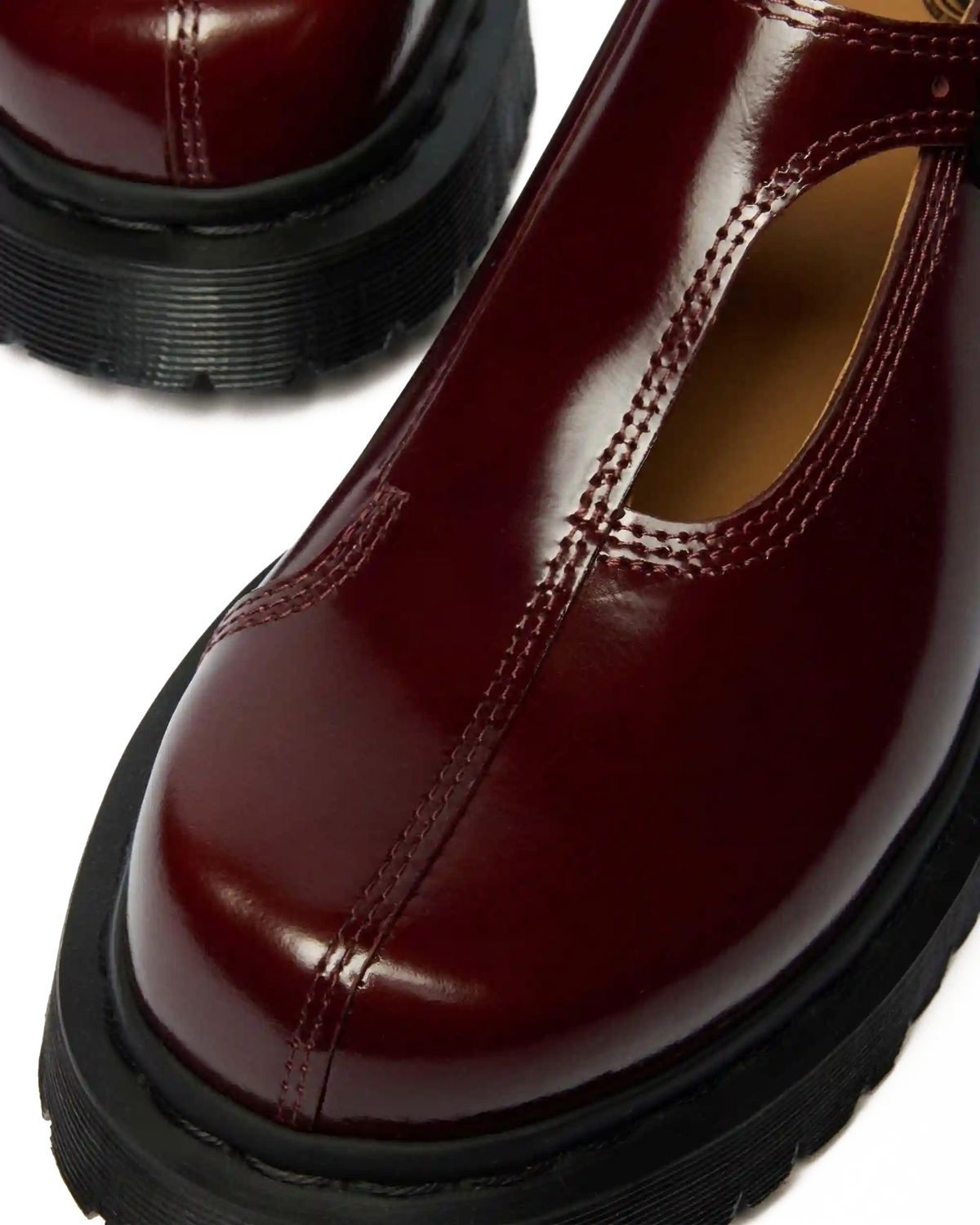 Rejena Mary Jane Lacquered Leather Shoes