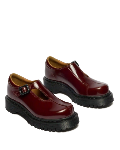 Rejena Mary Jane Lacquered Leather Shoes