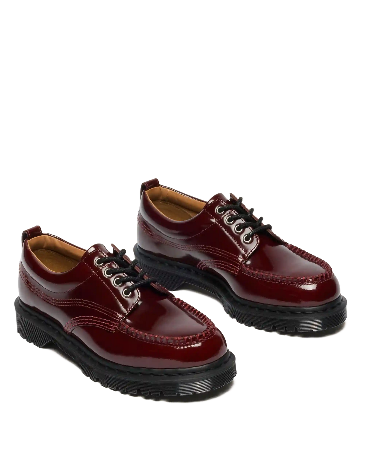 Lowell Lacquered Moc Toe Shoes