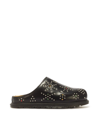San Studded Leather Mules