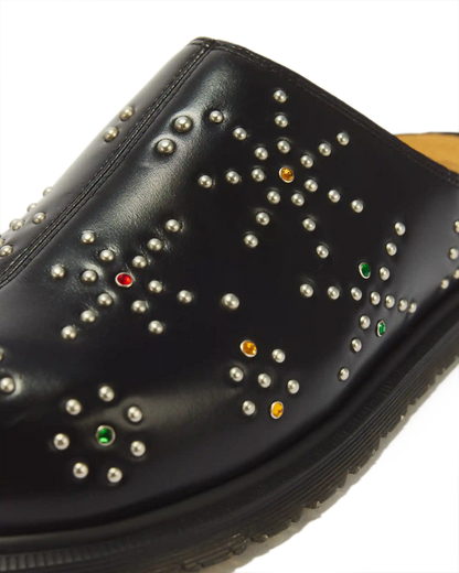 San Studded Leather Mules