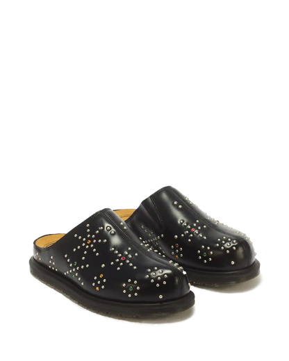 San Studded Leather Mules