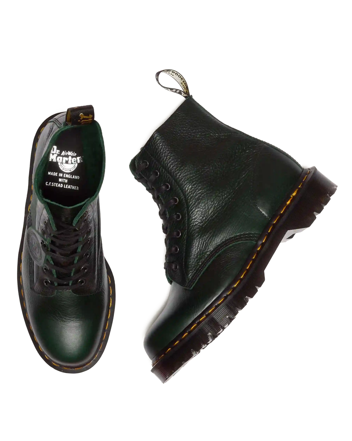 1460 Pascal Made in England Buckingham Leather Lace Up Boots