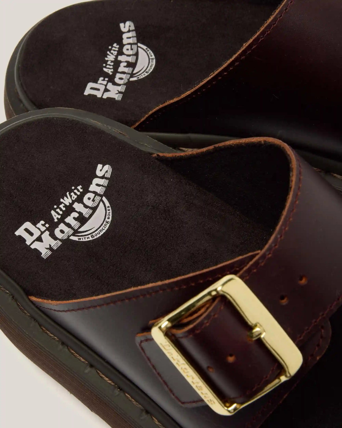 Josef Two Strap Atlas Leather Sandals