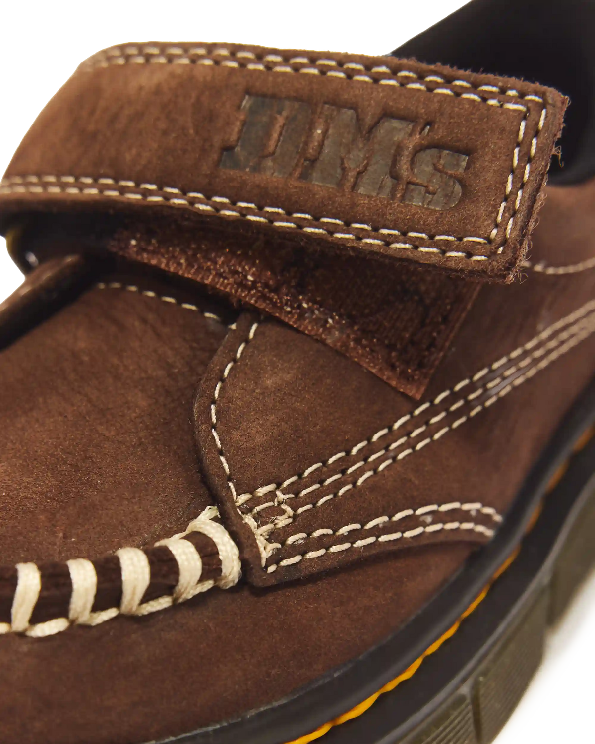 Youth Raffe Strap Tumbled Nubuck Strap Shoes