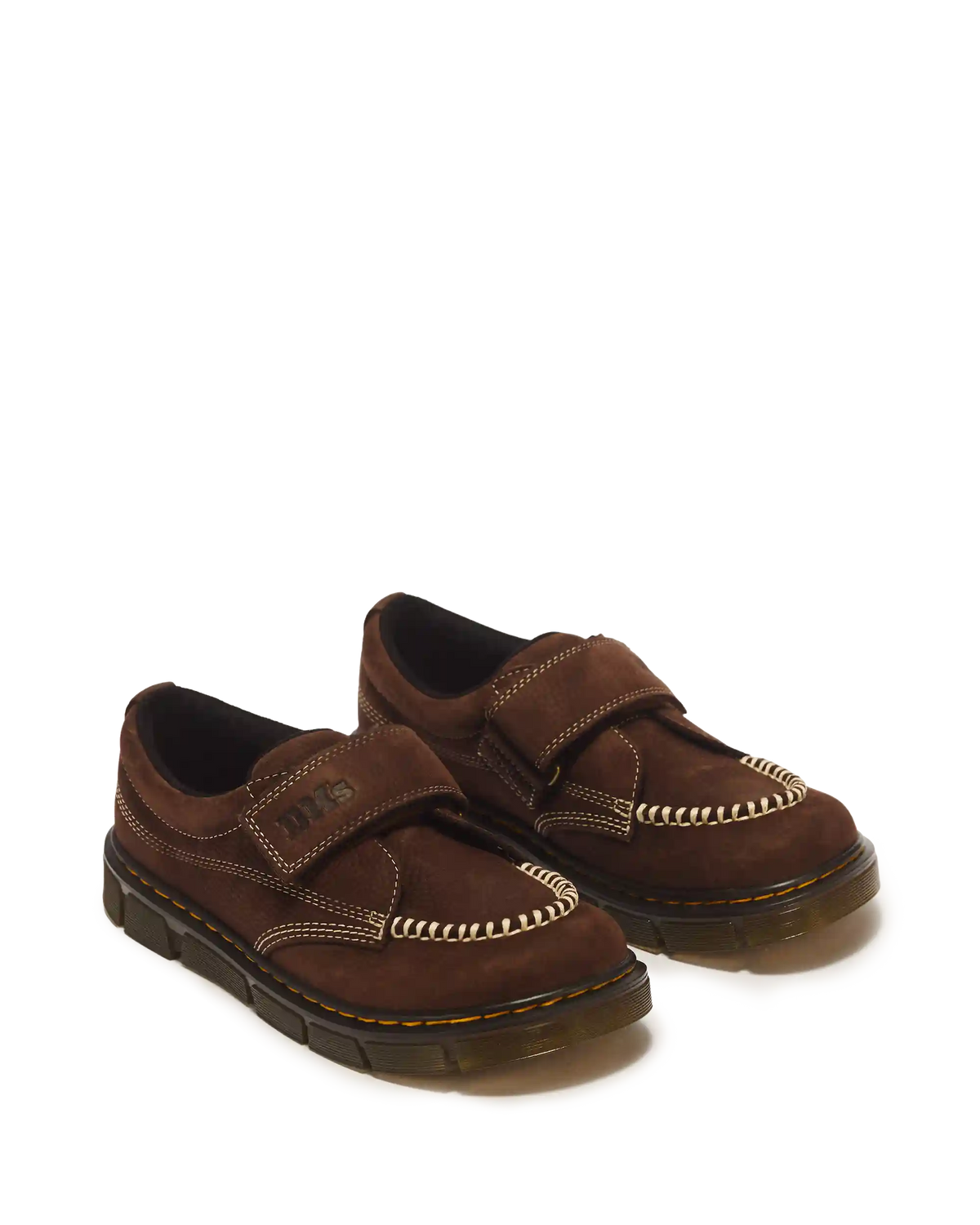 Youth Raffe Strap Tumbled Nubuck Strap Shoes