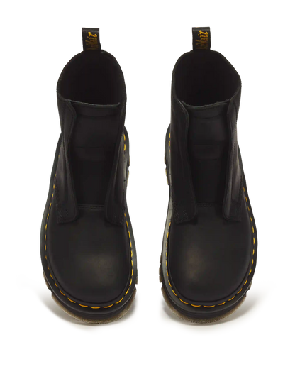 Zebzag Laceless Slip On Leather Boots