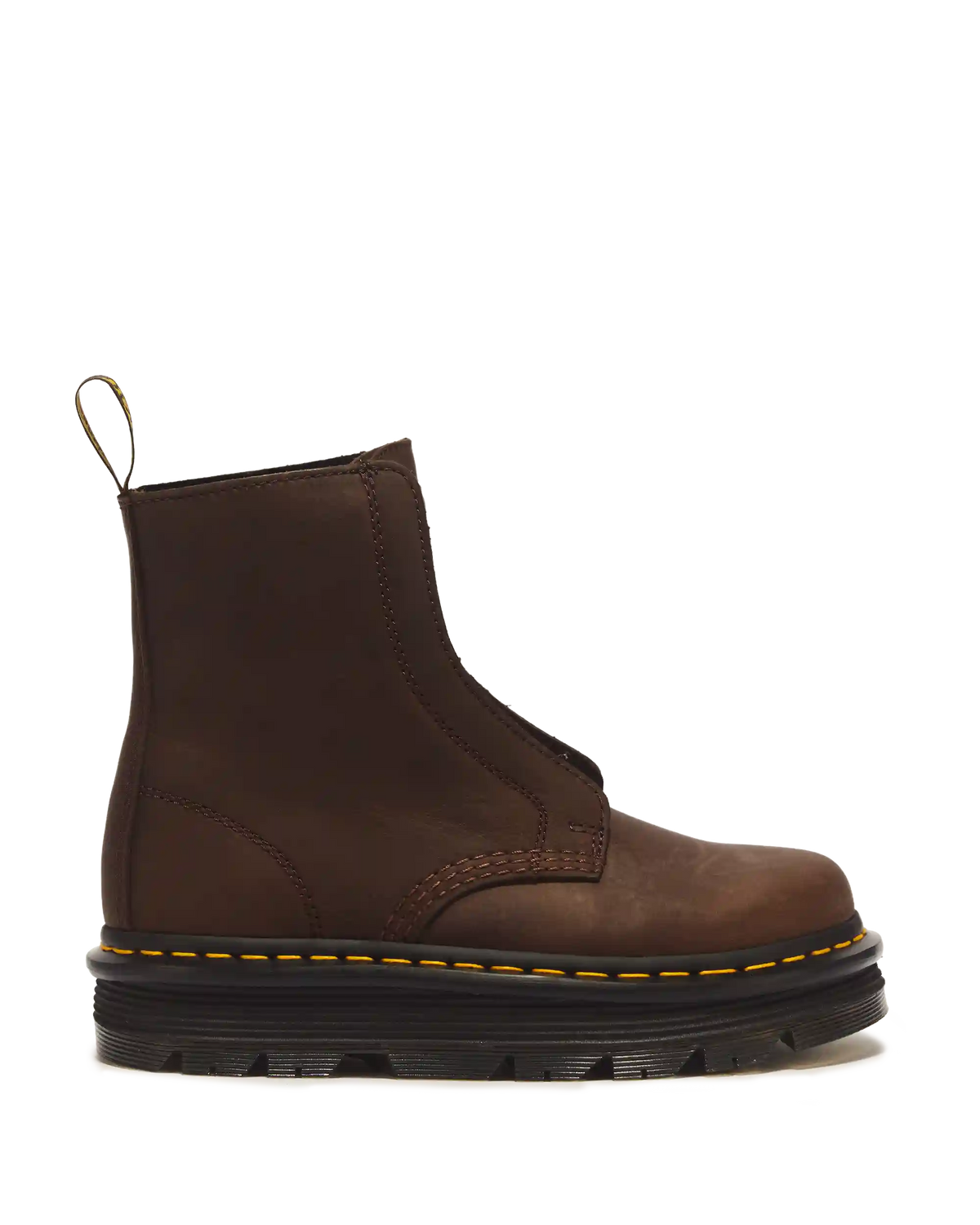 Zebzag Laceless Slip On Leather Boots