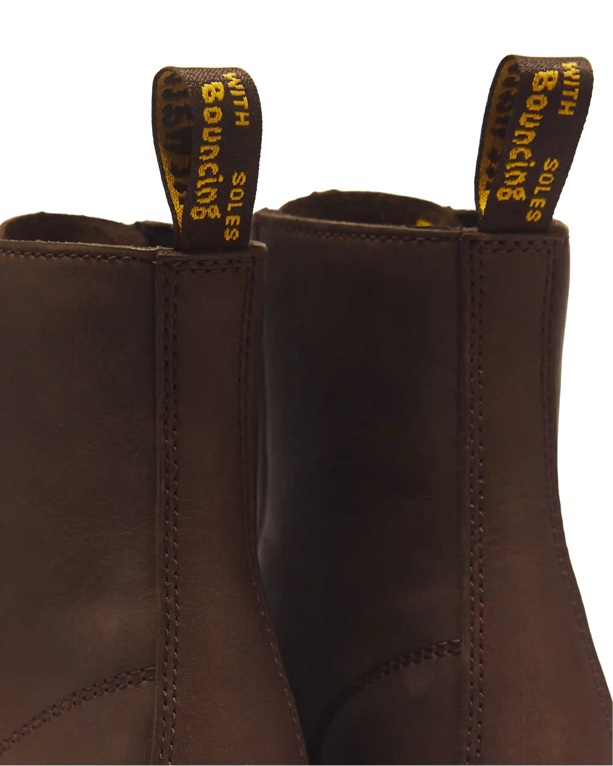 Zebzag Laceless Slip On Leather Boots