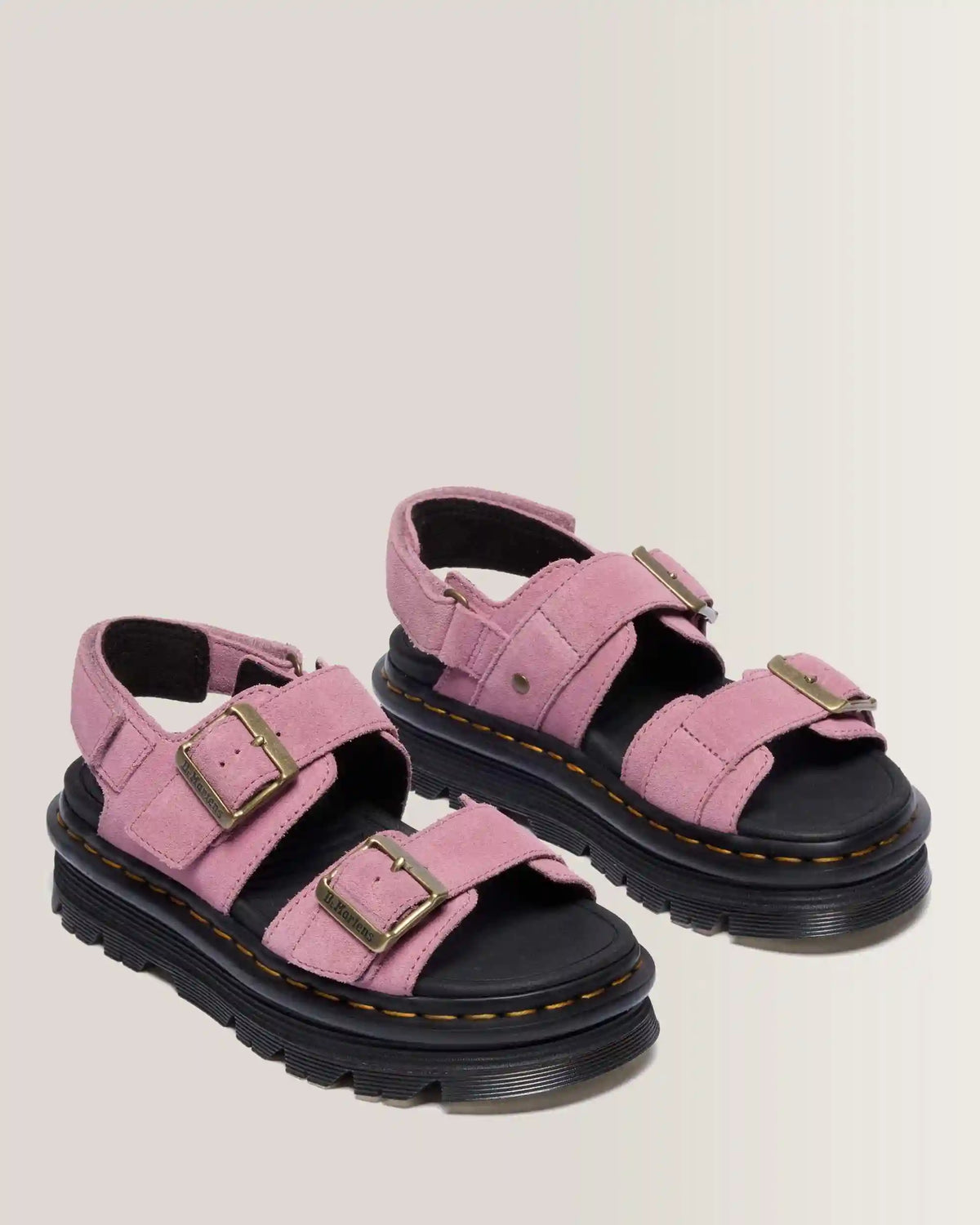 Zebzag Suede Platform Sandals