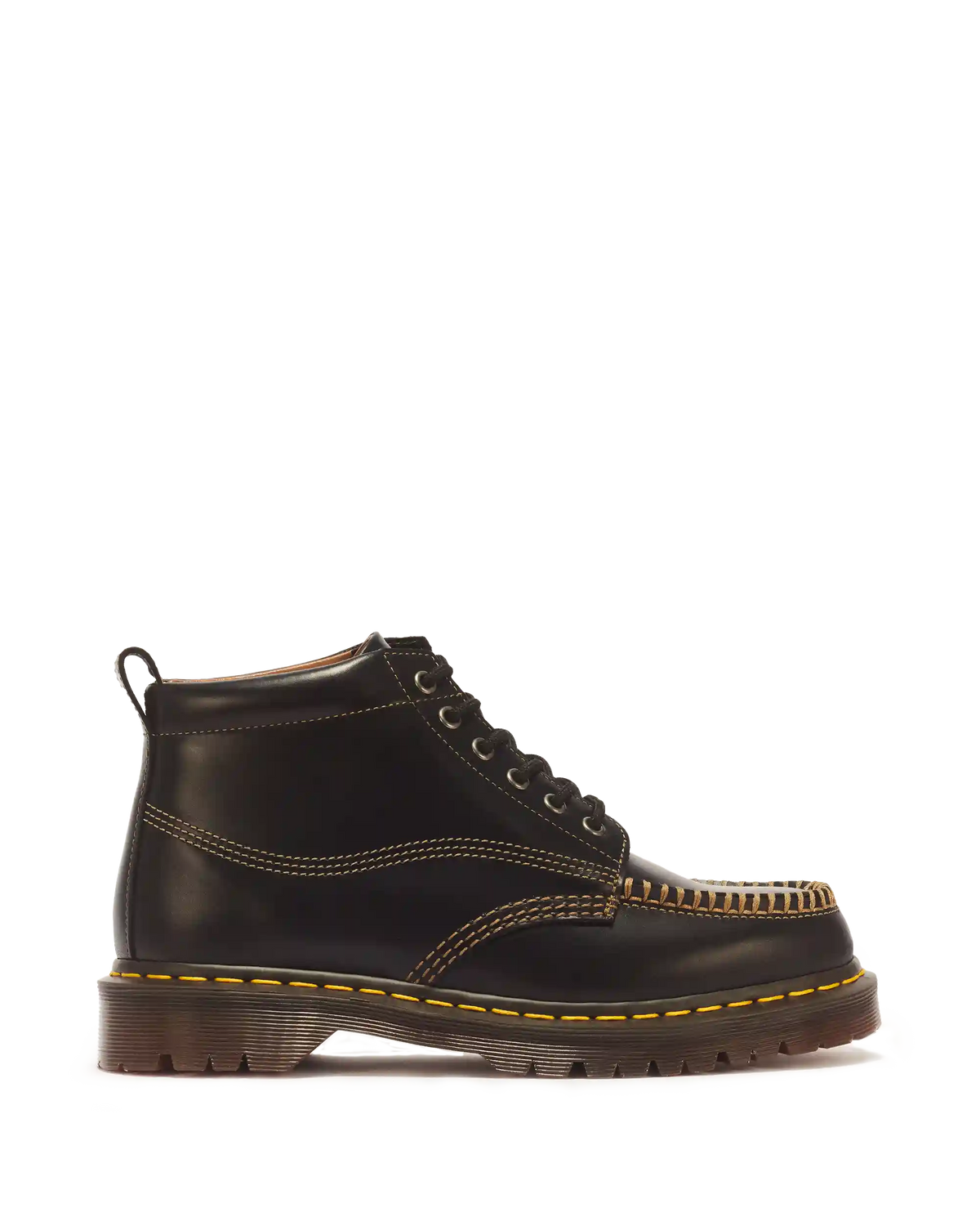 LOWELL CHUKKA MOC TOE LEATHER ANKLE BOOTS