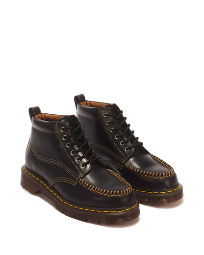 LOWELL CHUKKA MOC TOE LEATHER ANKLE BOOTS