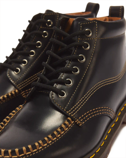 LOWELL CHUKKA MOC TOE LEATHER ANKLE BOOTS