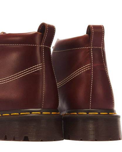 LOWELL CHUKKA MOC TOE LEATHER ANKLE BOOTS