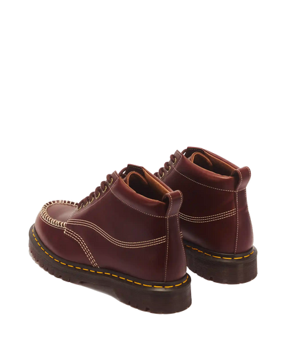 LOWELL CHUKKA MOC TOE LEATHER ANKLE BOOTS