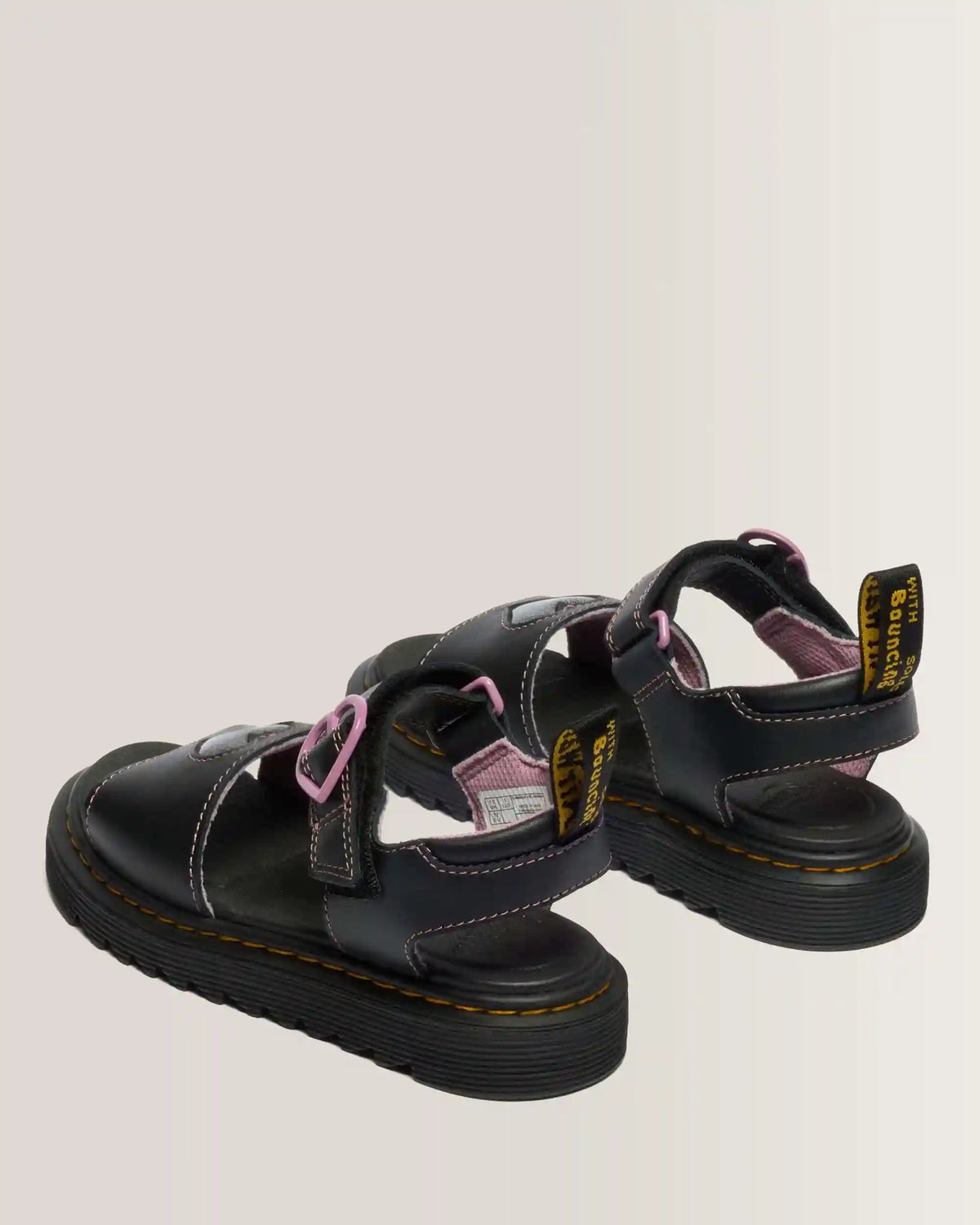 Junior Marlowe II Glitter Heart Leather Strap Shoes