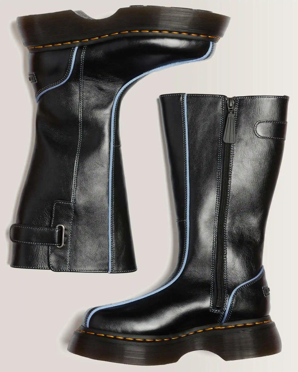 Buzz Hi Gloss Leather Boots