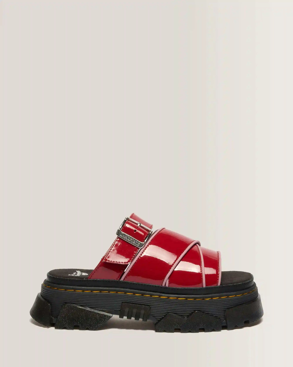 Mattison Slide Soft Patent Leather Sandals