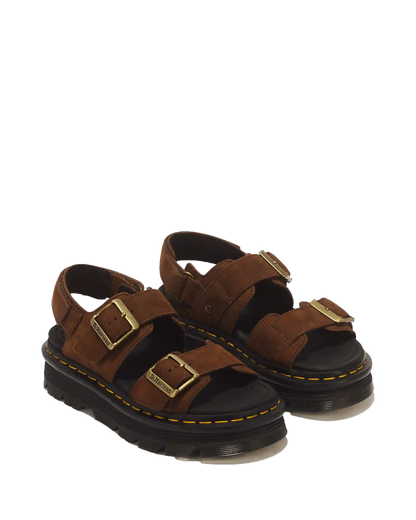 Zebzag Nubuck Platform Sandals