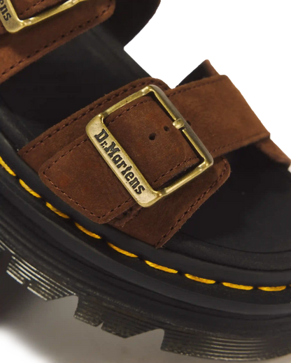 Zebzag Nubuck Platform Sandals