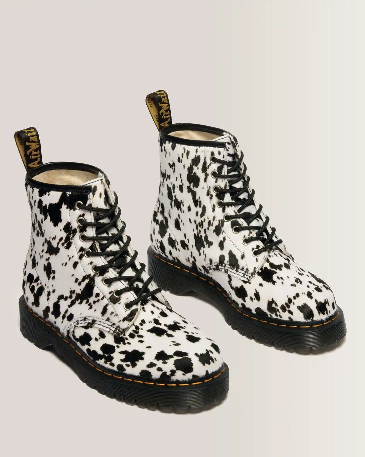 1460 Bex Dalmatian Hair On Leather Boots