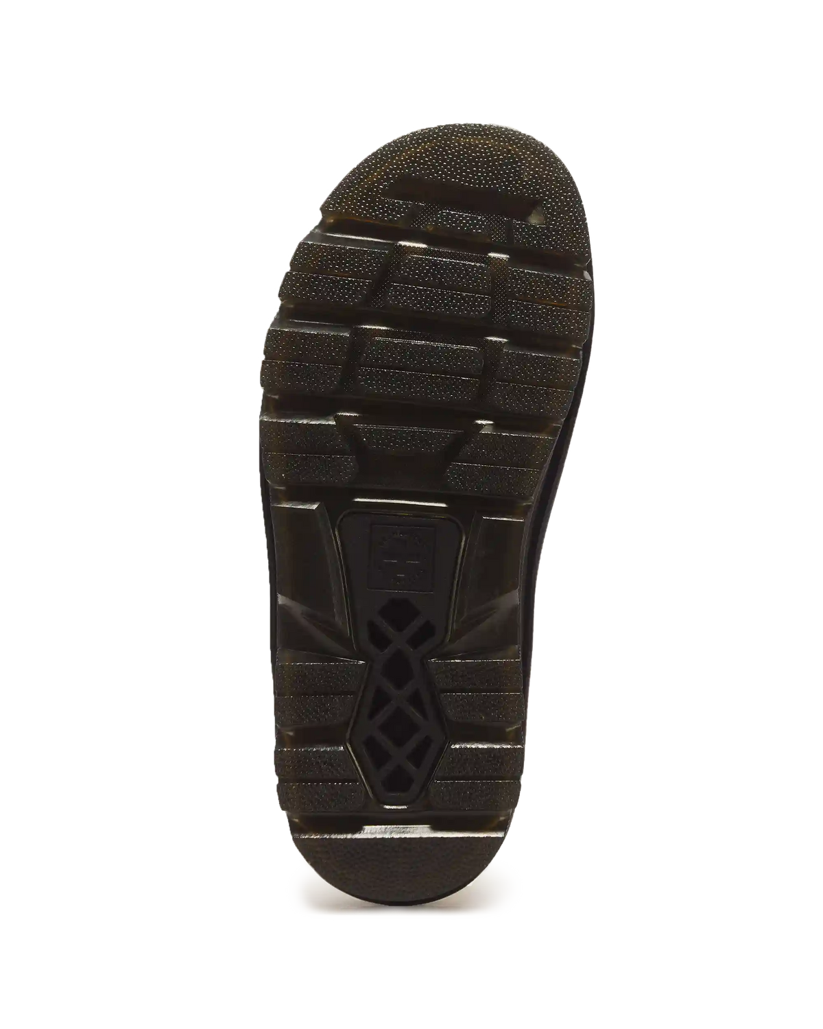 Zebzag Flower Crazy Horse Leather Slides