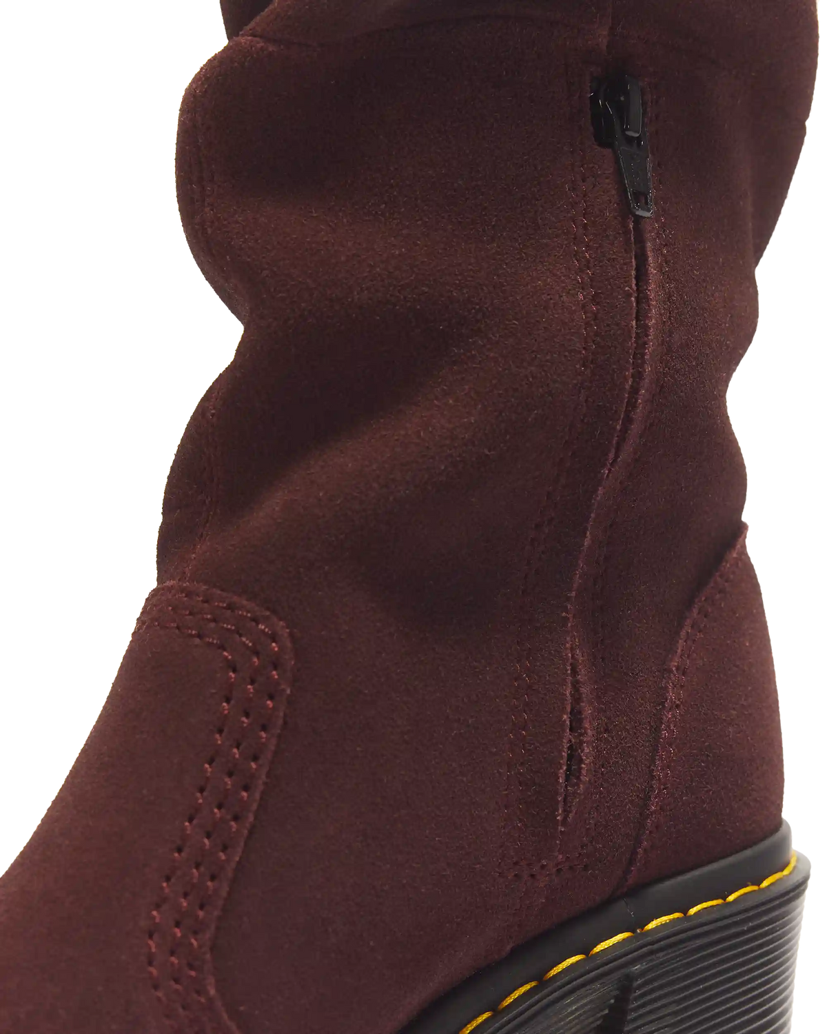 Kasey Suede Knee High Heeled Boots