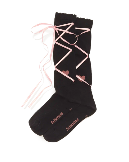 Long Lace Up Socks