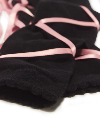 Long Lace Up Socks
