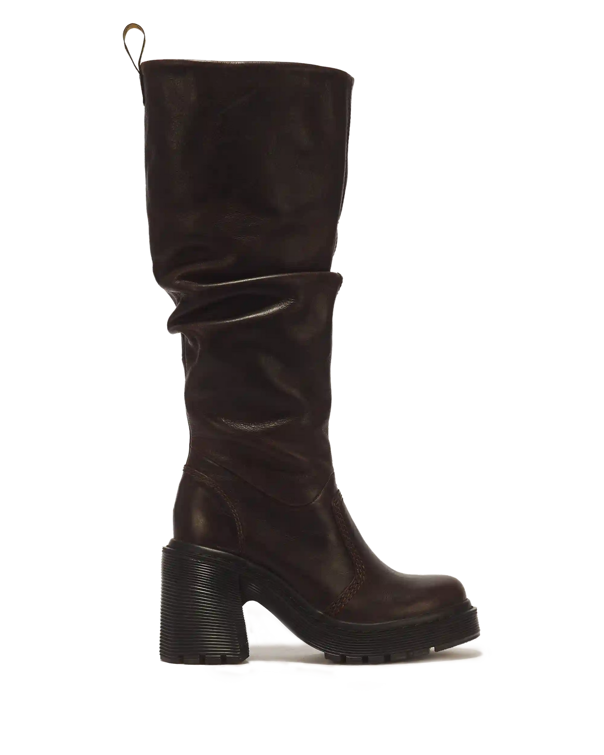Kasey Kinsley Leather Knee High Heeled Boots