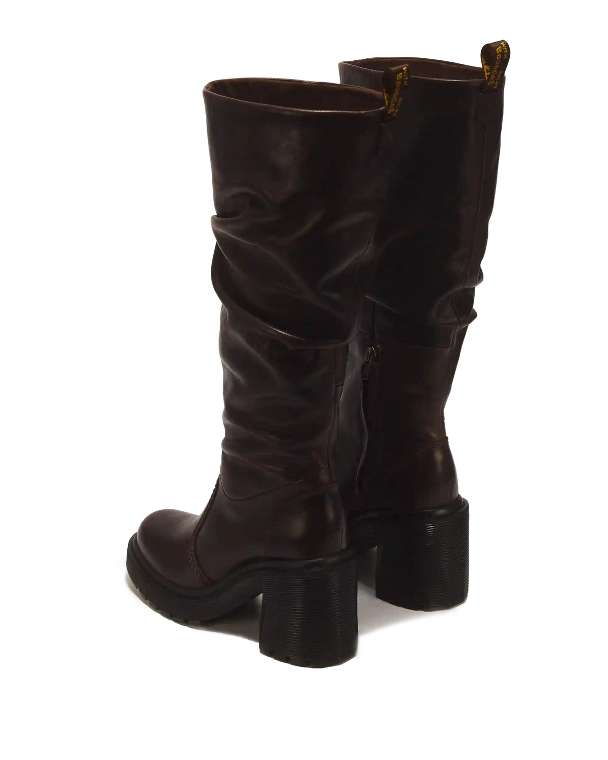Kasey Kinsley Leather Knee High Heeled Boots