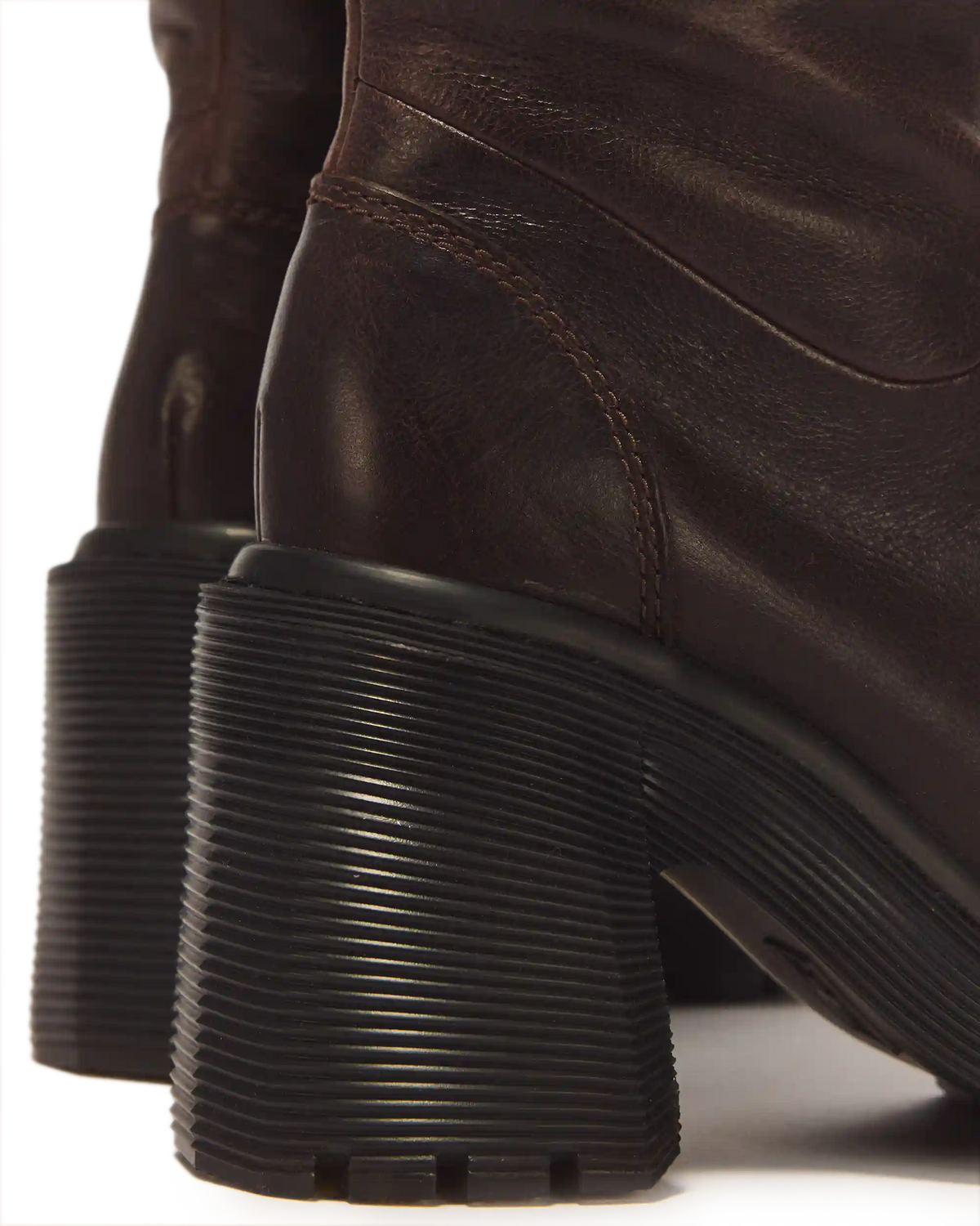 Kasey Kinsley Leather Knee High Heeled Boots