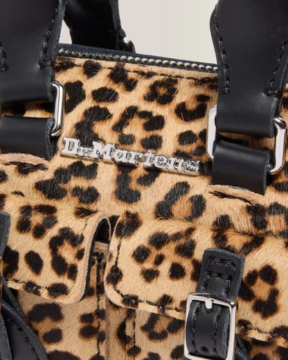 Mini Top Handle Leopard Print Bag