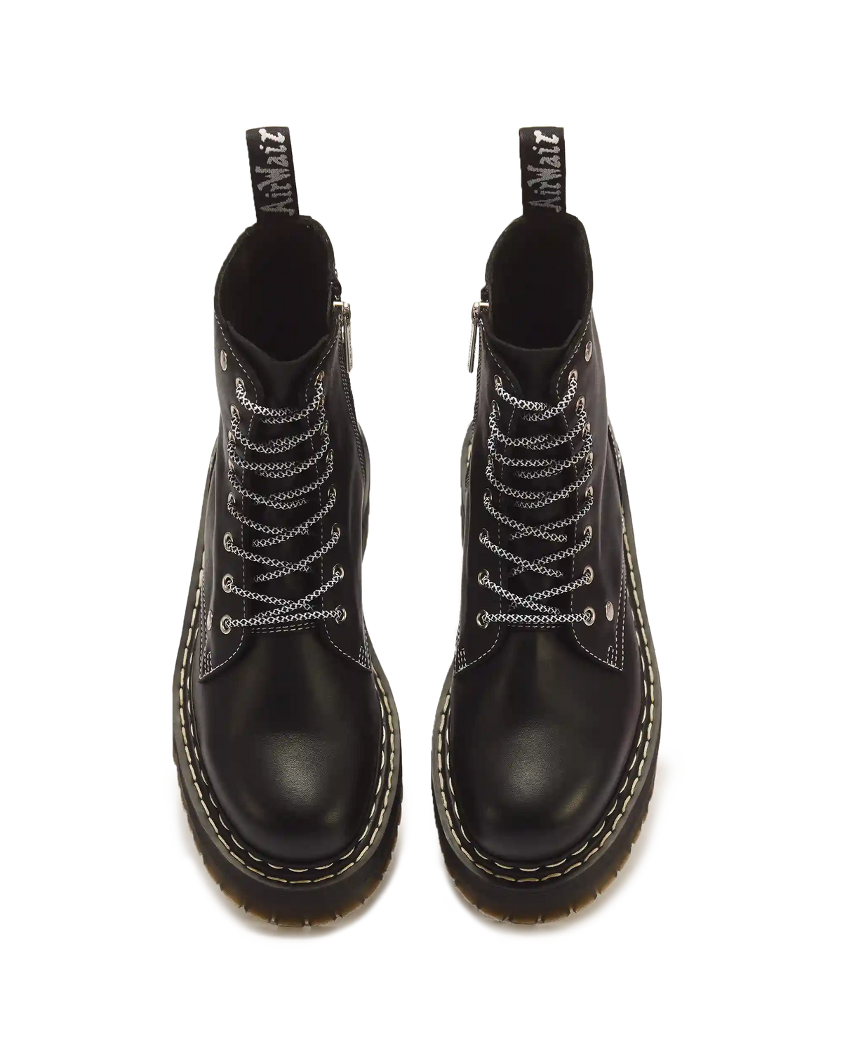Jadon Monochrome Sendal Leather Platform Boots