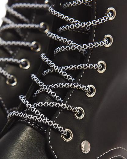 Jadon Monochrome Sendal Leather Platform Boots