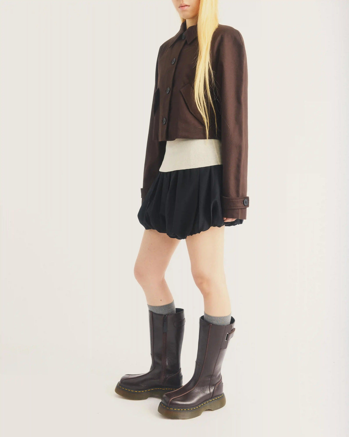 Buzz Hi Gloss Leather Boots