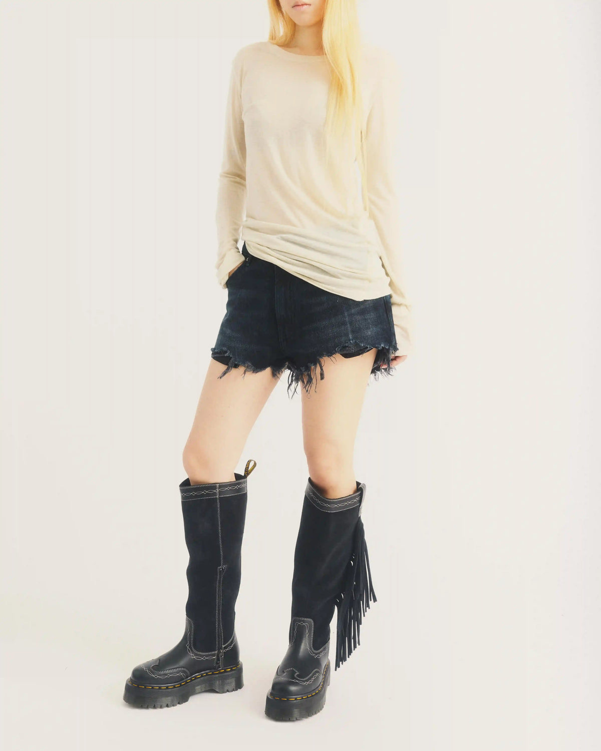 Desert Rodeo Quad Hi Leather & Suede Boots