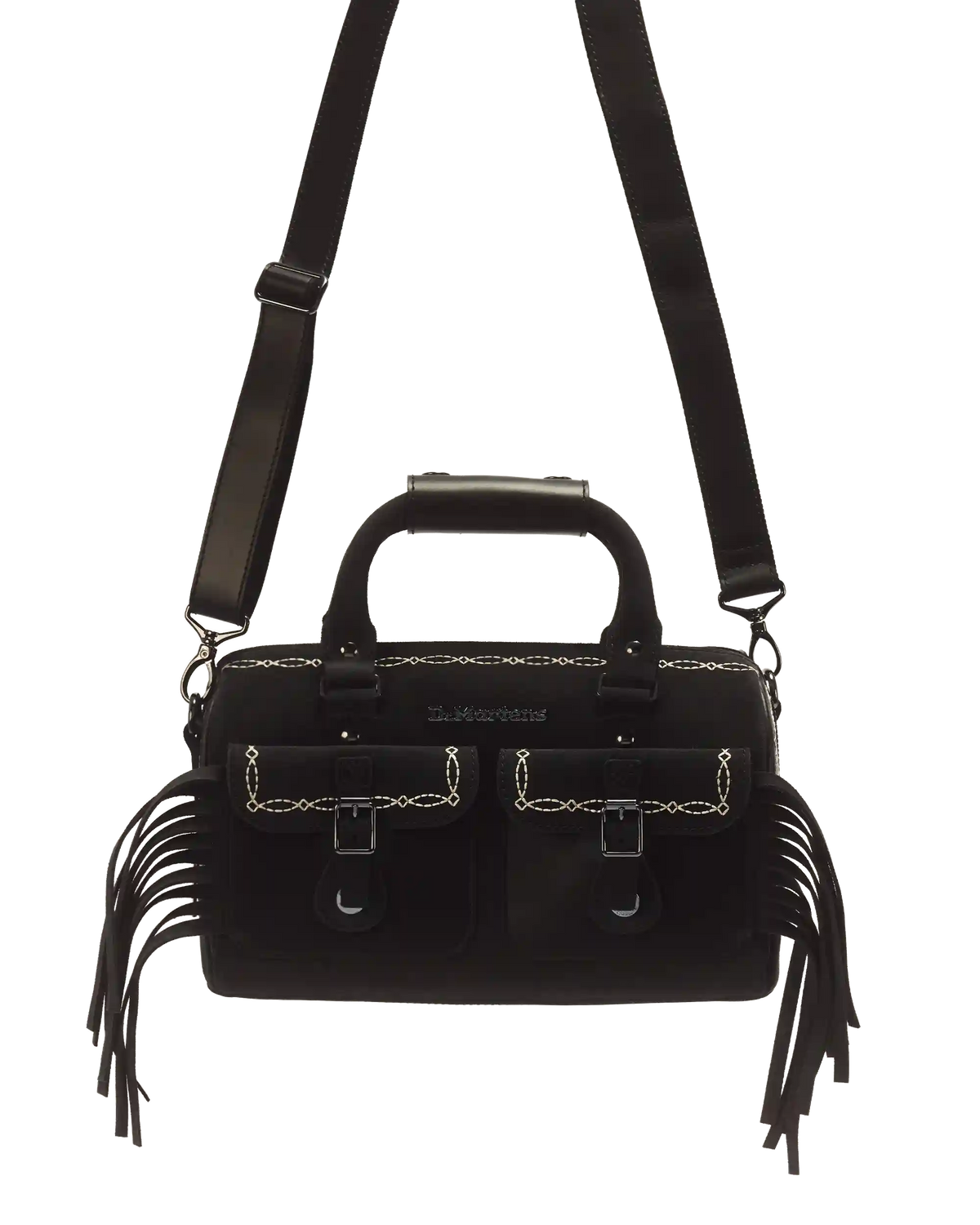 Top Handle Desert Rodeo Leather & Suede Bag