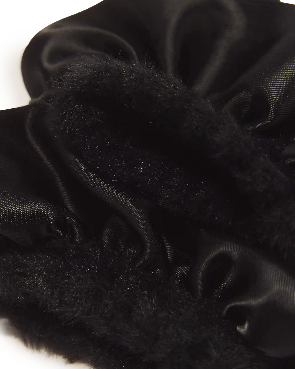 Satin Frill Fluffy Socks